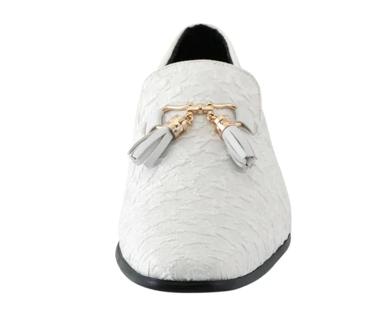 Amali Elegant Tassel Shoes For Men Quilted Design