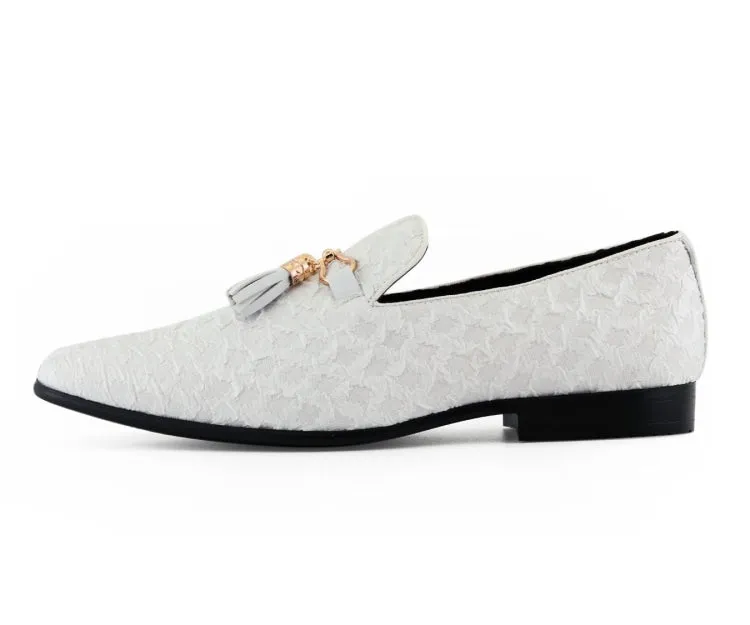 Amali Elegant Tassel Shoes For Men Quilted Design