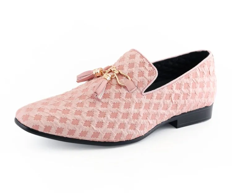 Amali Elegant Tassel Shoes For Men Quilted Design