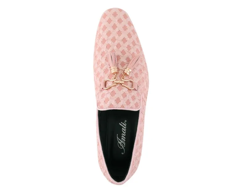 Amali Elegant Tassel Shoes For Men Quilted Design