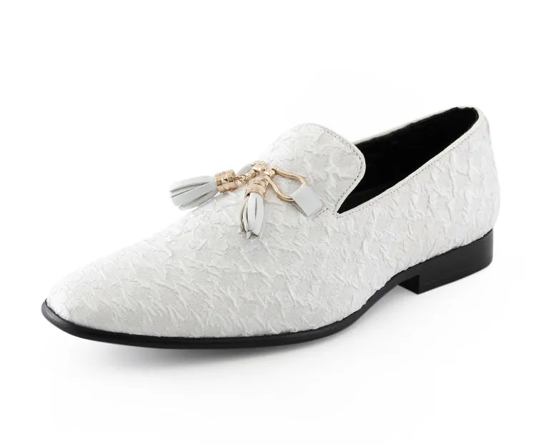 Amali Elegant Tassel Shoes For Men Quilted Design