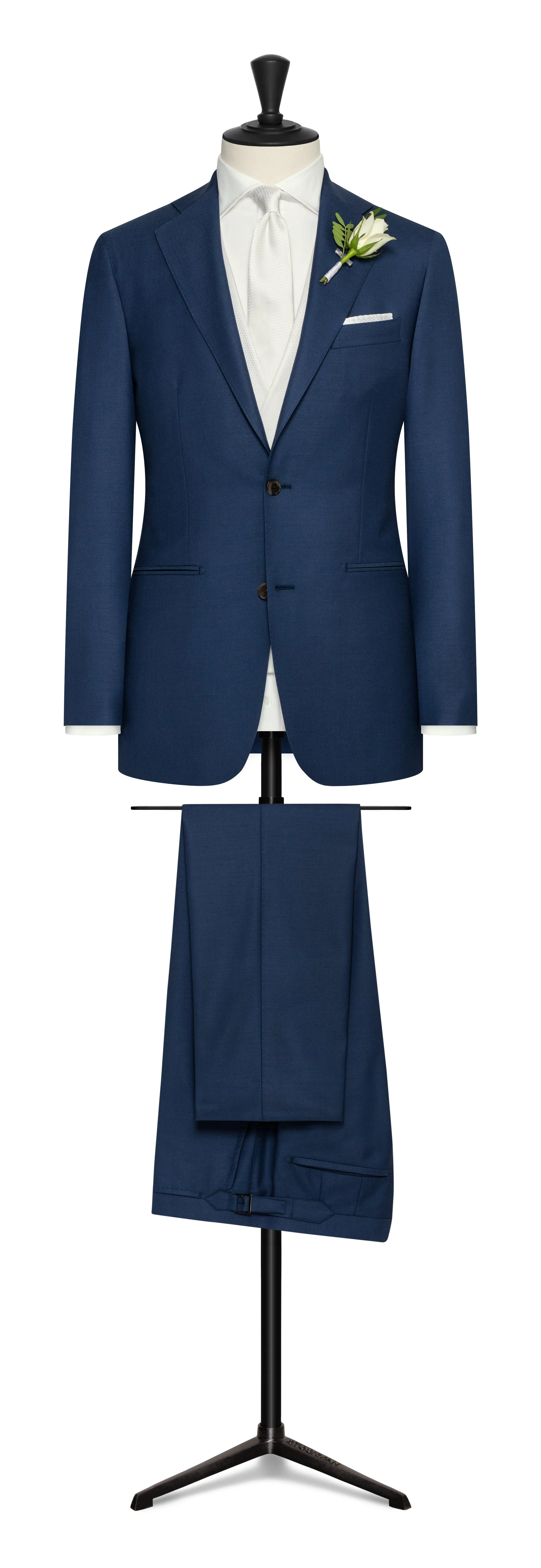 Angelico 365 Doppio Ritorto S130 Merino Wool Twill Royal Blue