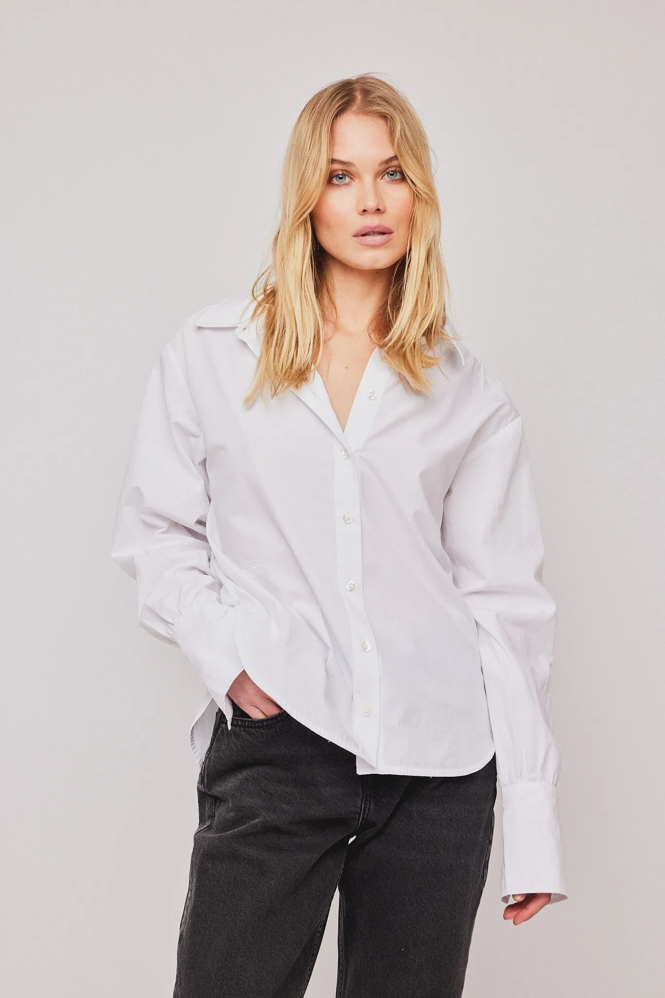 Bleeker Logo Shirt - Optical white