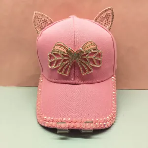 Bow Shape  Stylish cap.