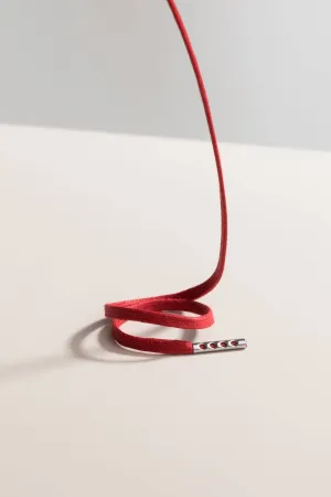 Cherry | Flat Waxed Shoelaces