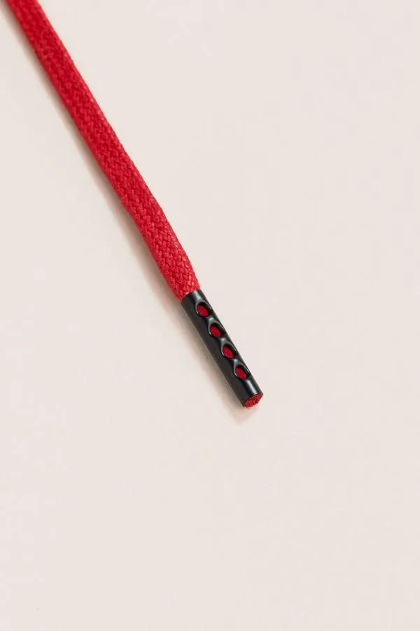 Cherry | Flat Waxed Shoelaces