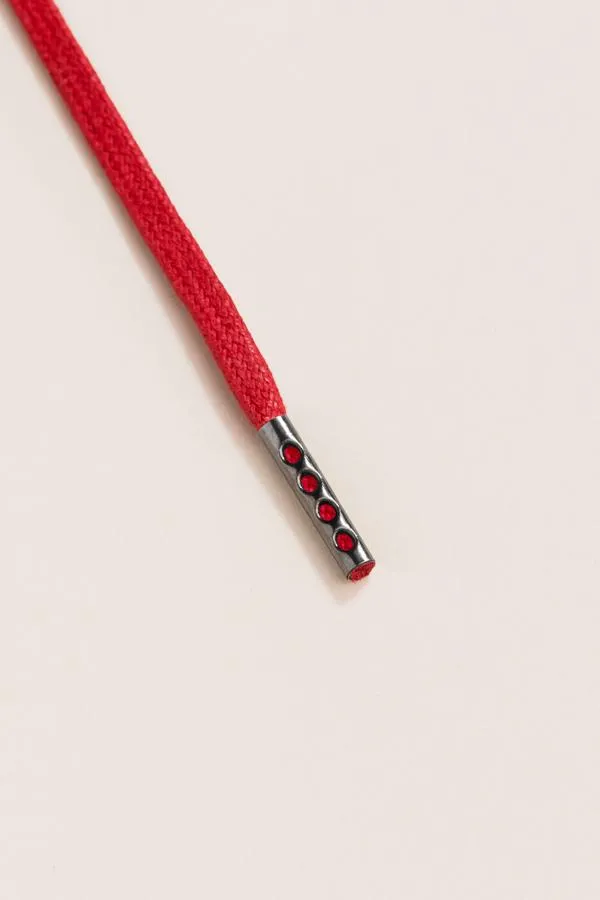 Cherry | Flat Waxed Shoelaces
