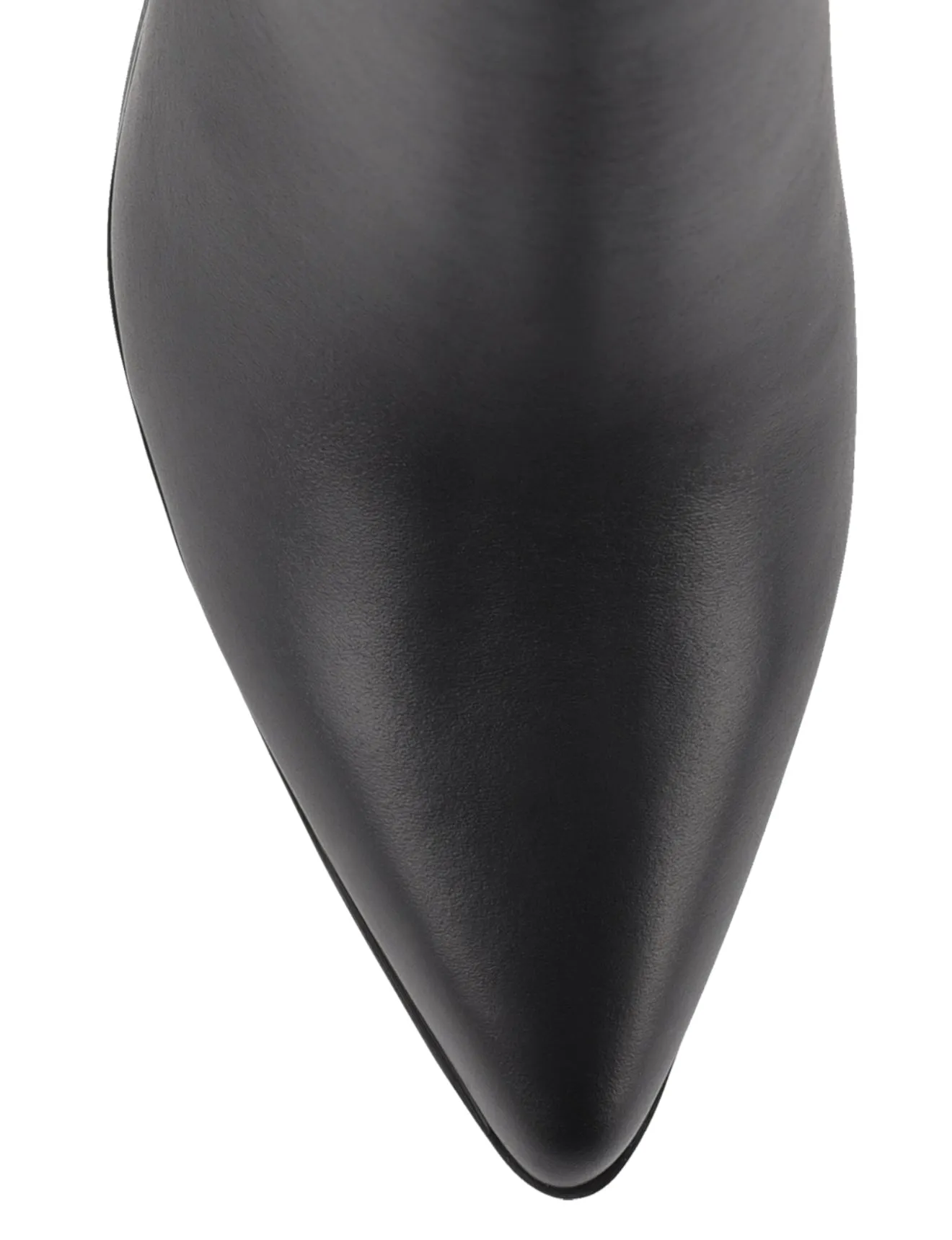 Clancy Gusset Ankle Boot - Black Leather