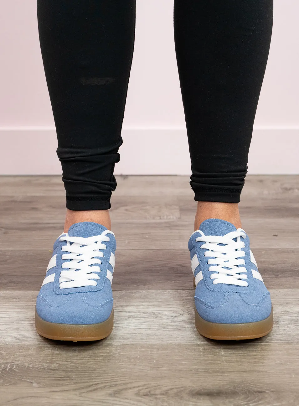 Dear Dash Sneakers | Blue & White