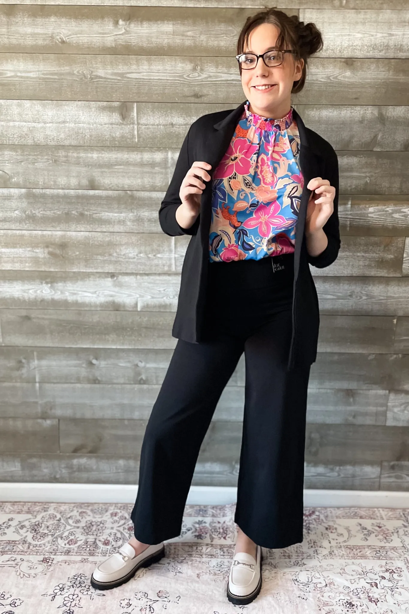 Dear Scarlett Magic Cropped Wide Leg Slacks