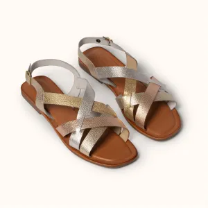 Fisherman Sandal - Metallic