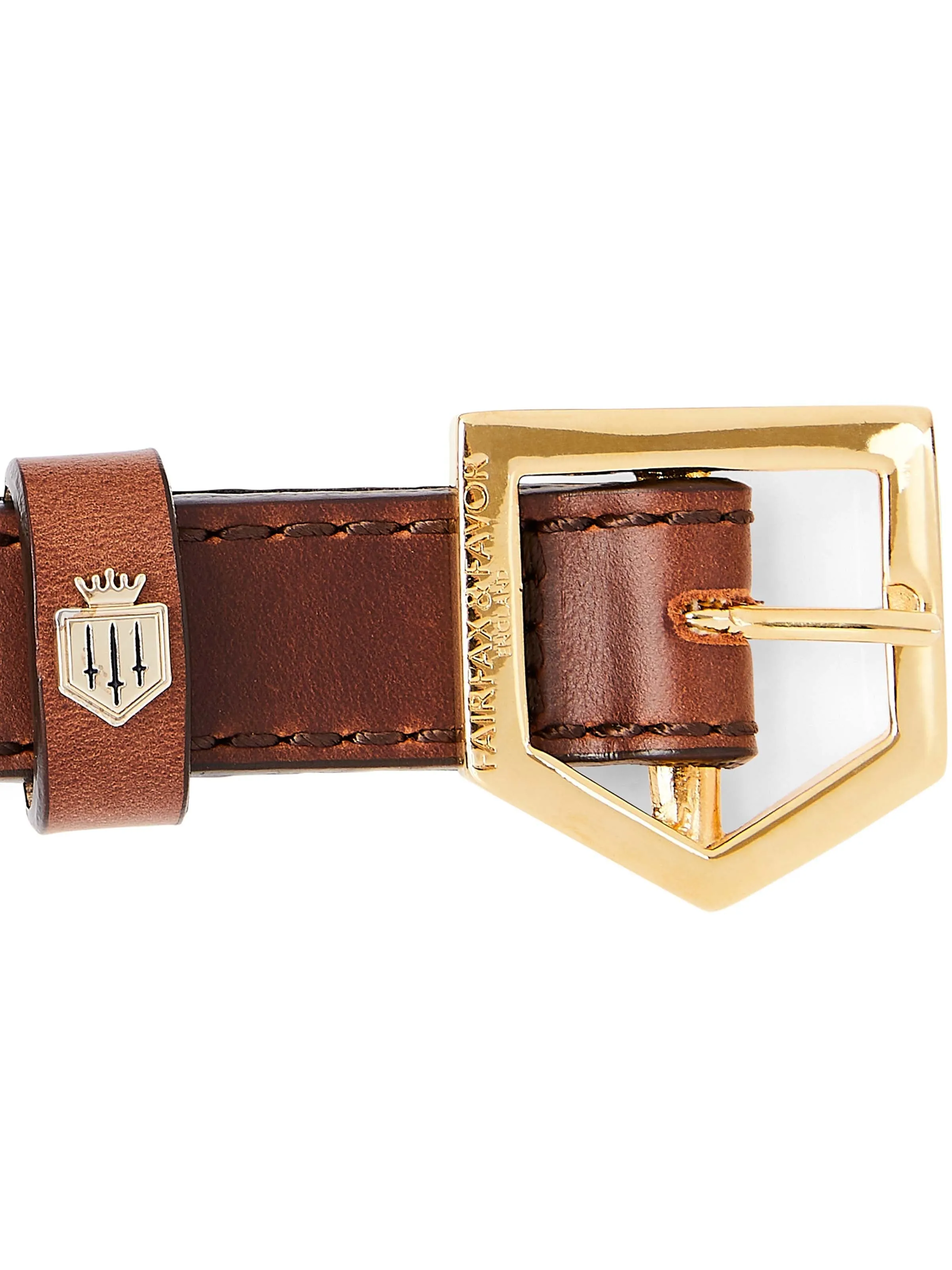 Fitzroy Dog Collar - Tan Leather