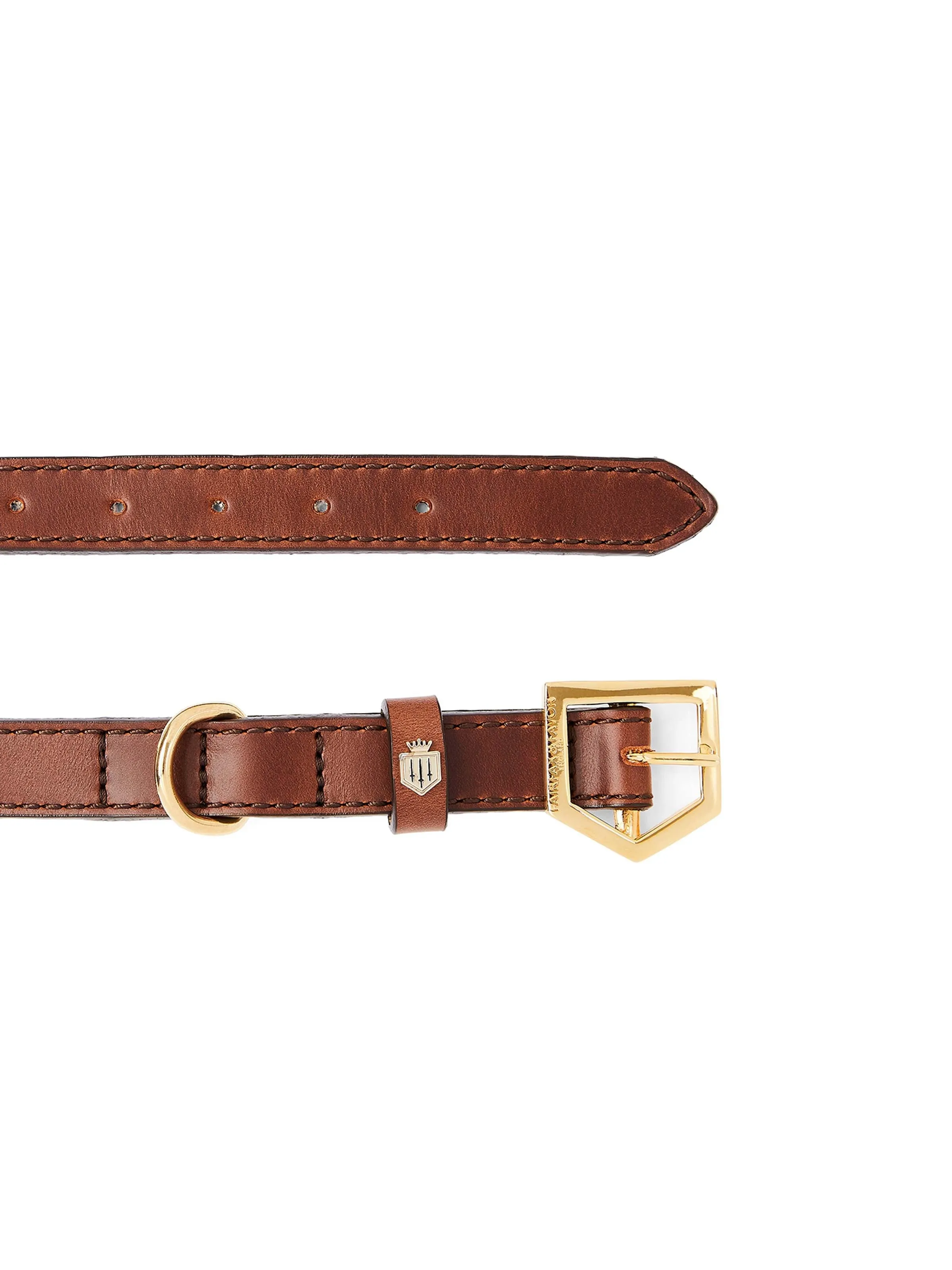 Fitzroy Dog Collar - Tan Leather
