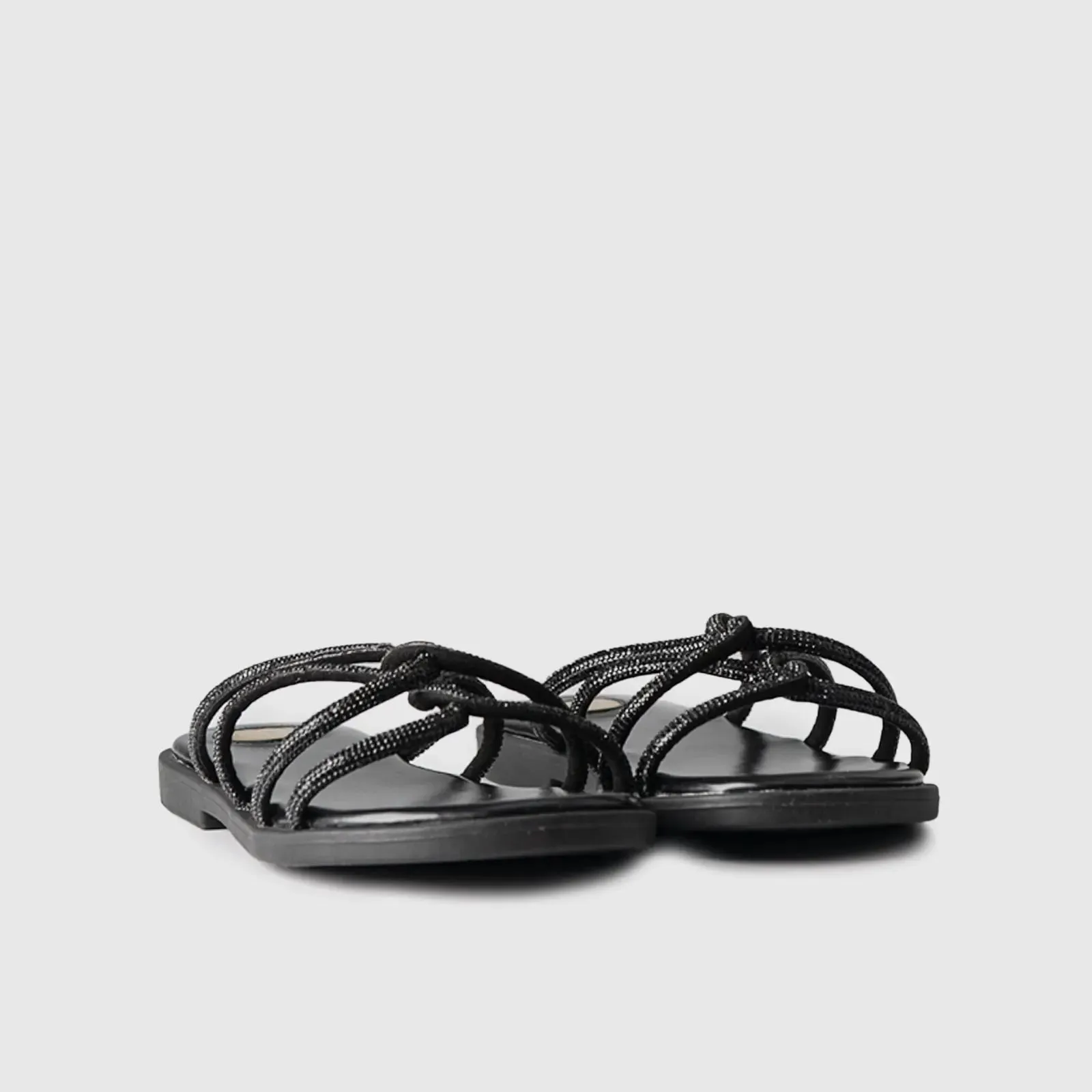 Flat Dress Sandal 01616 Black