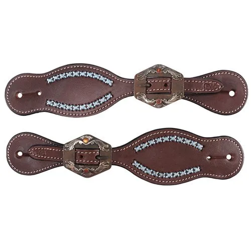 Fort Worth Aiyana Spur Straps - Turquoise