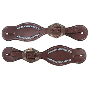 Fort Worth Aiyana Spur Straps - Turquoise