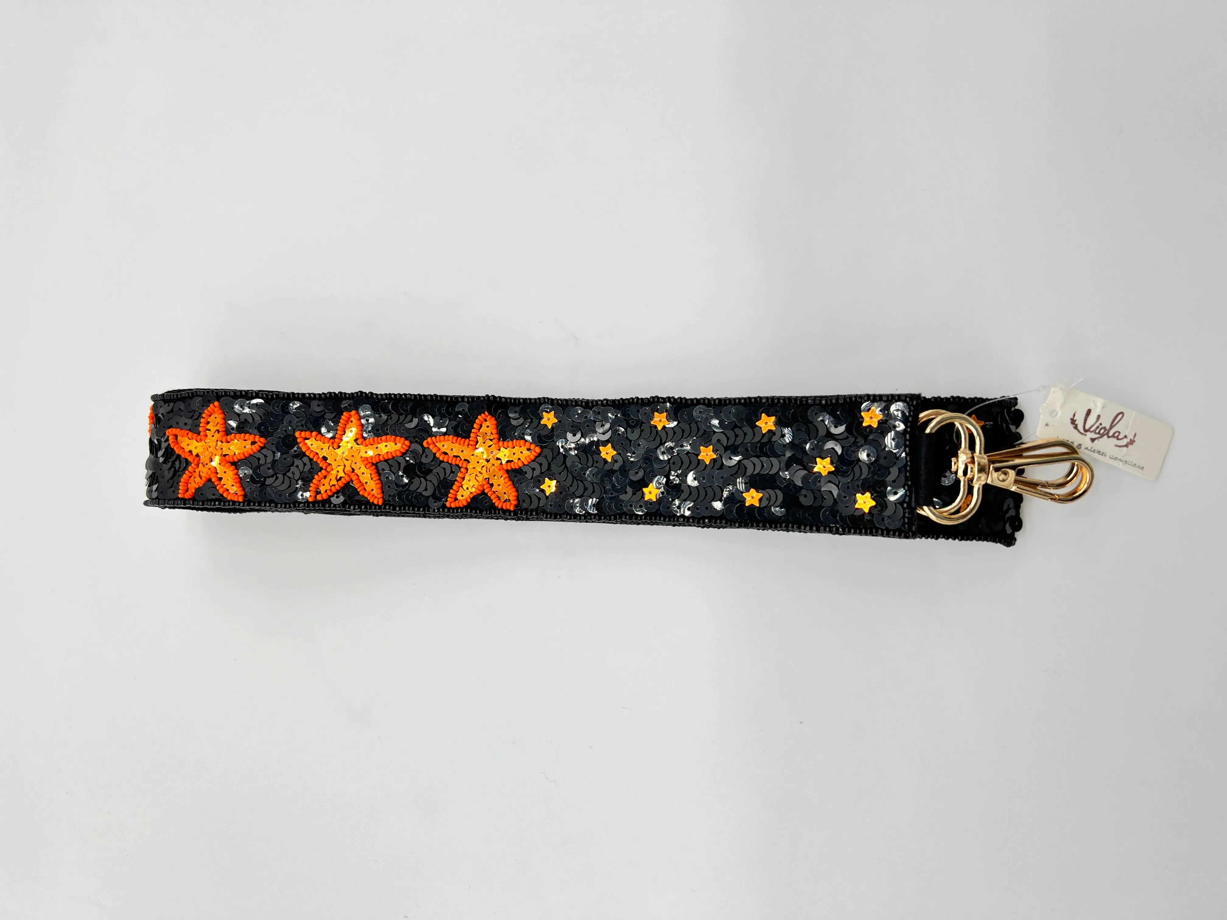 Game Day Stars Purse Strap Sequin