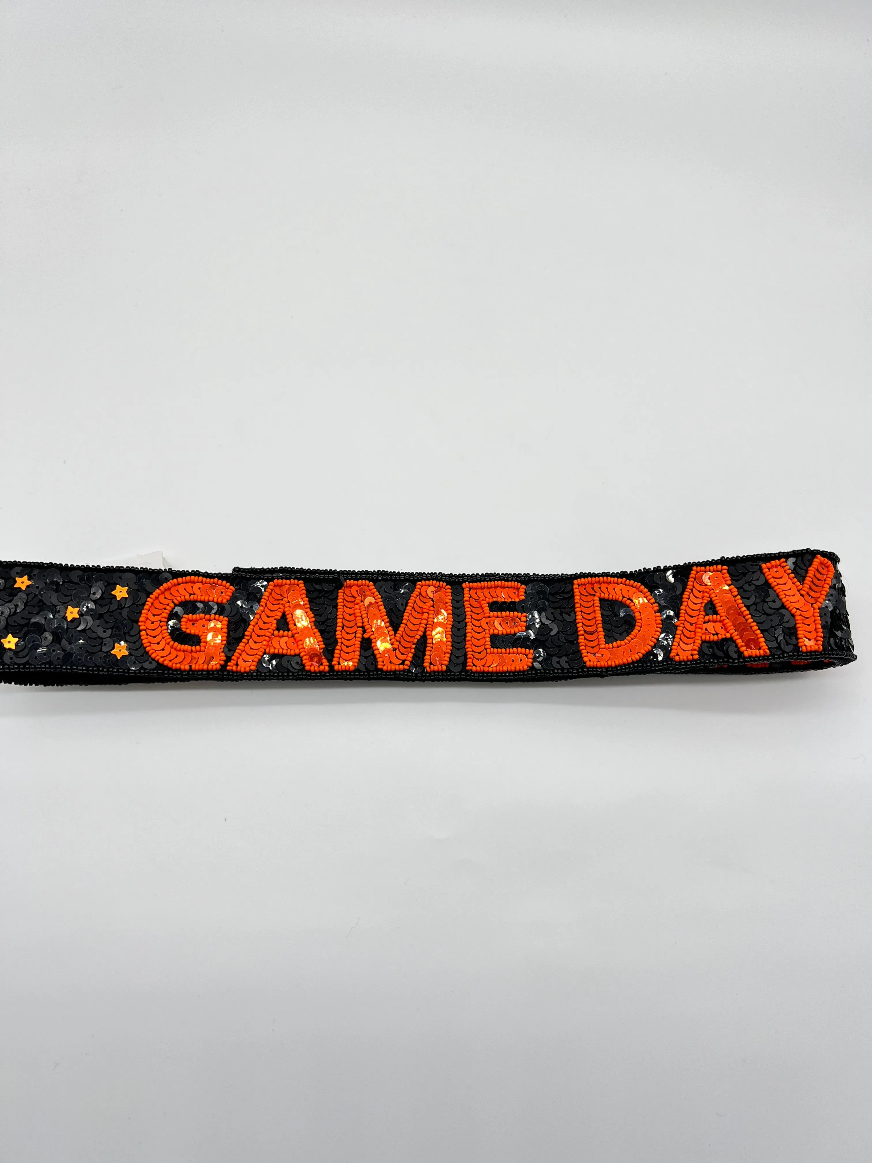 Game Day Stars Purse Strap Sequin