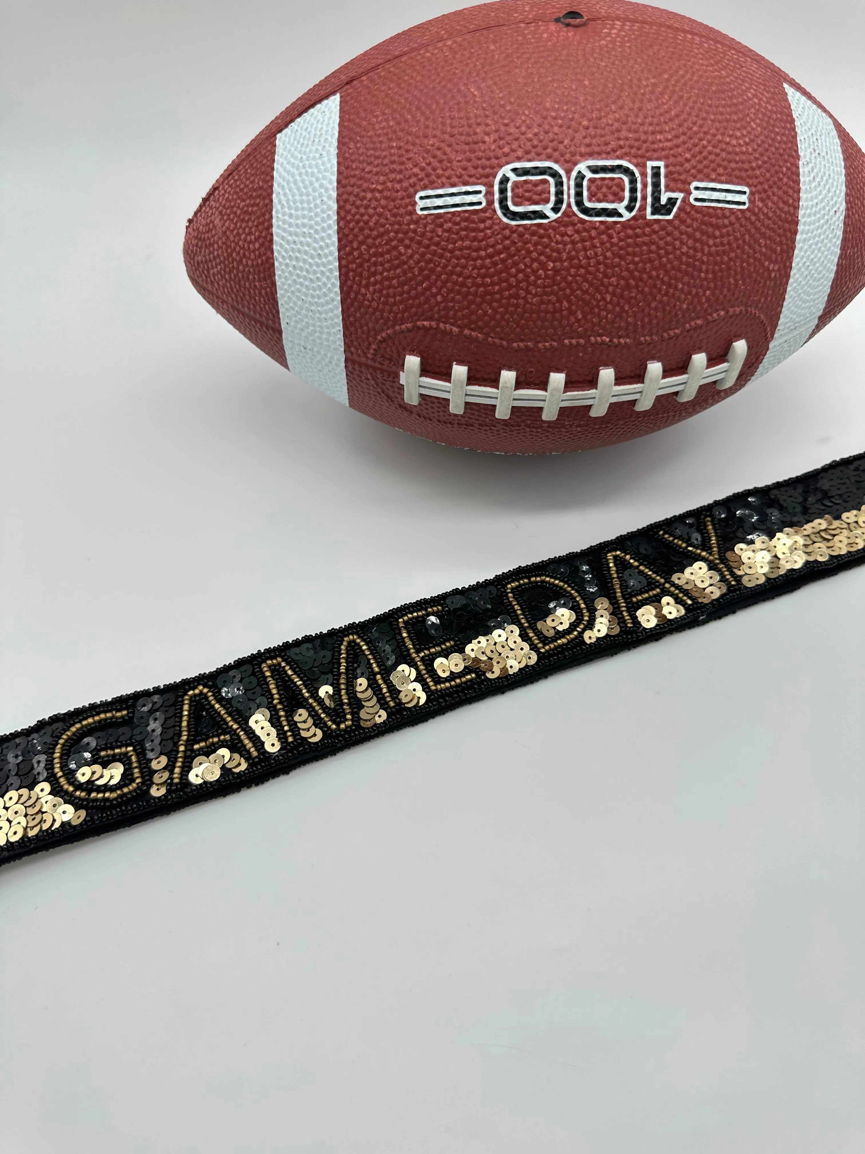 Game Day Stars Purse Strap Sequin