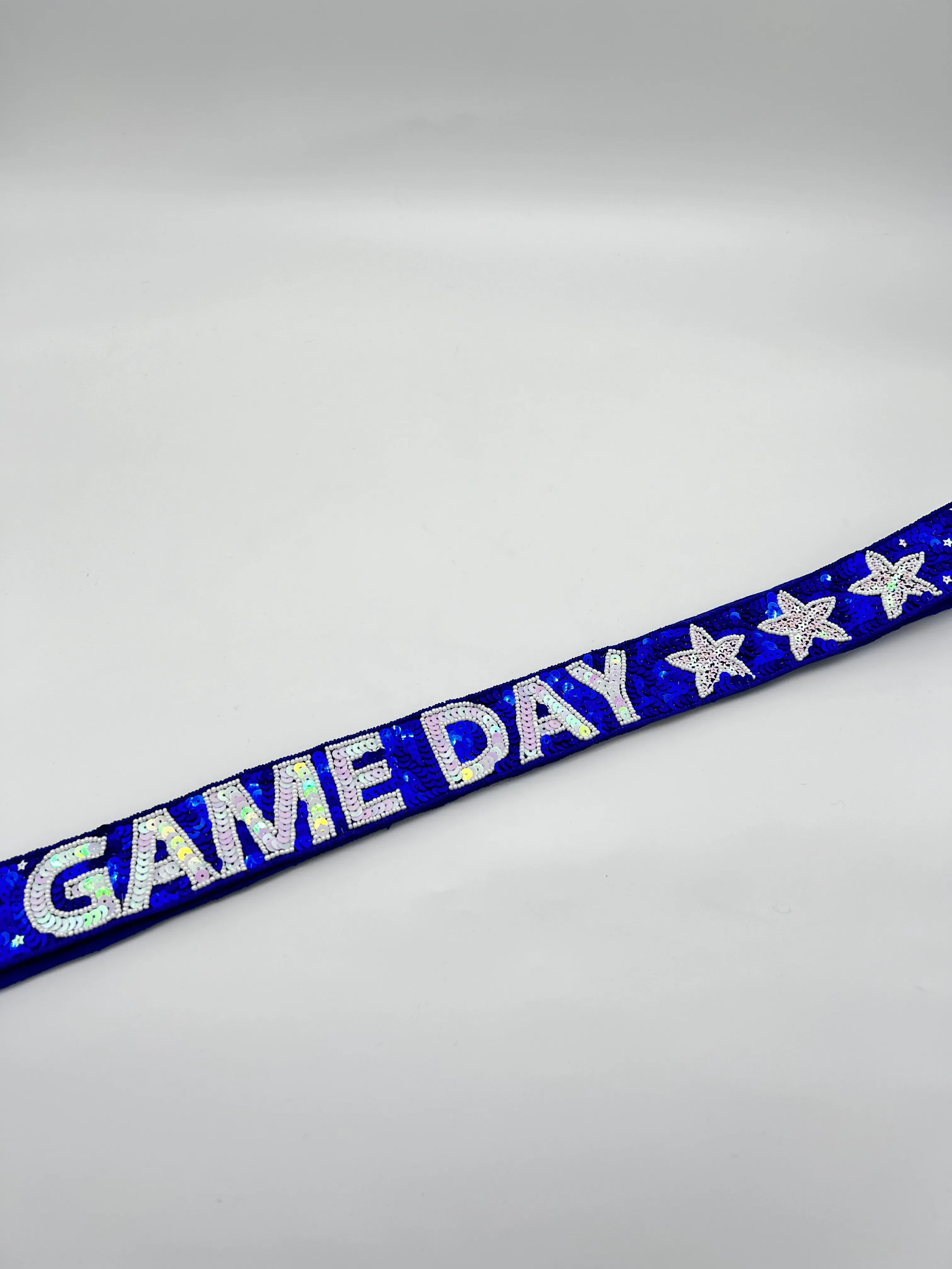 Game Day Stars Purse Strap Sequin
