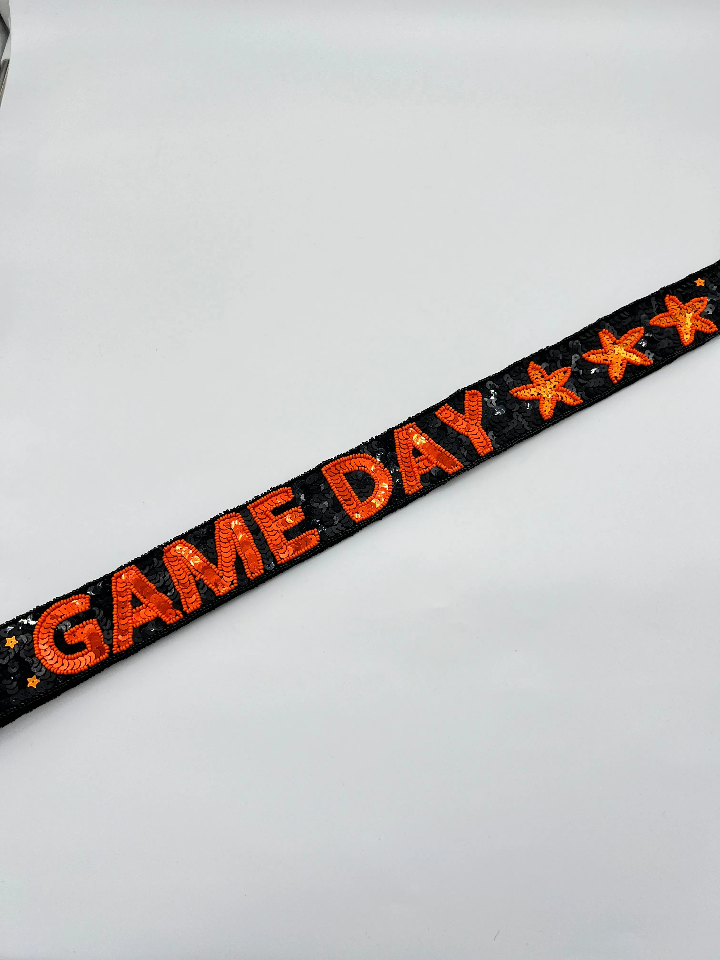 Game Day Stars Purse Strap Sequin