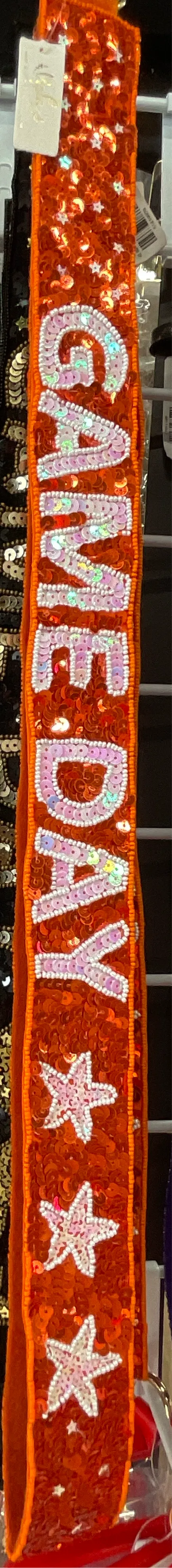 Game Day Stars Purse Strap Sequin