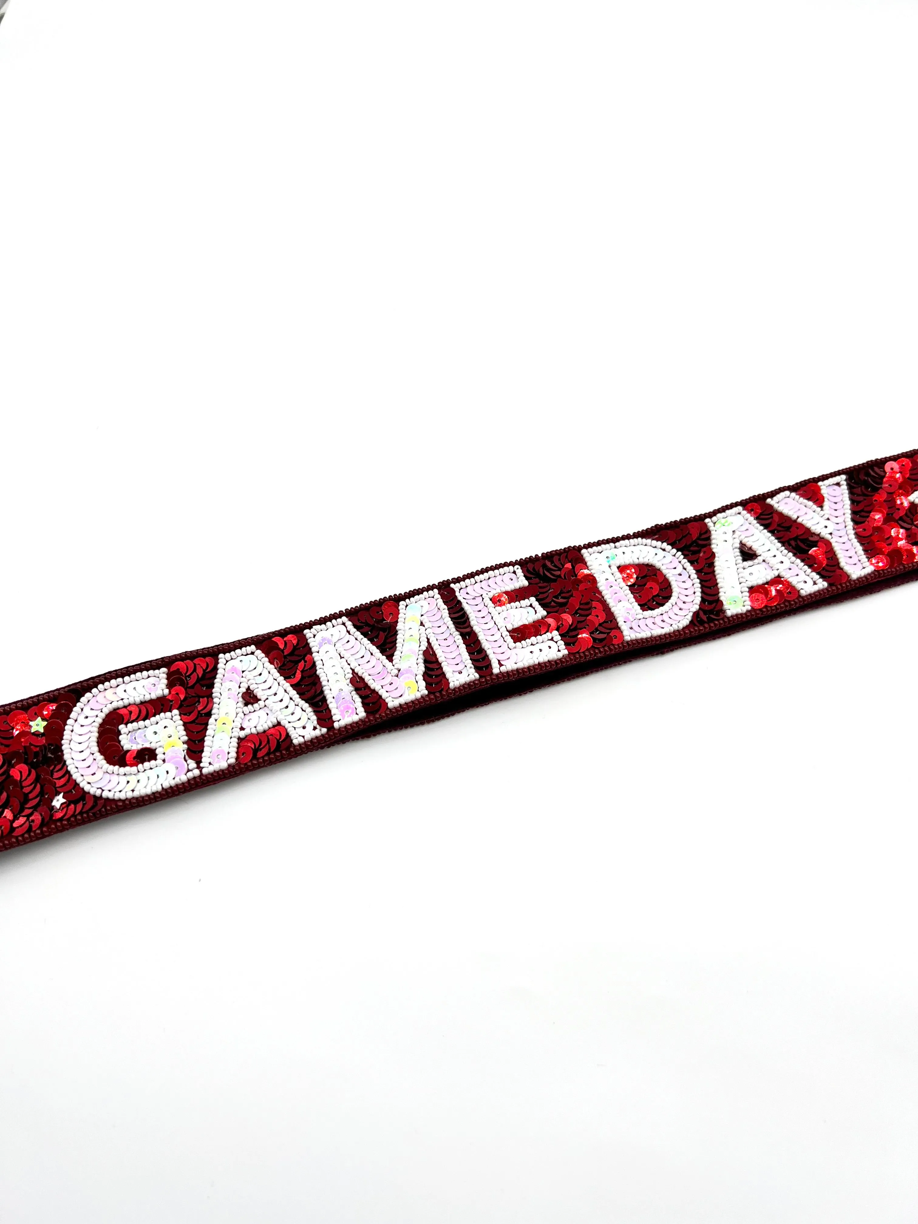 Game Day Stars Purse Strap Sequin