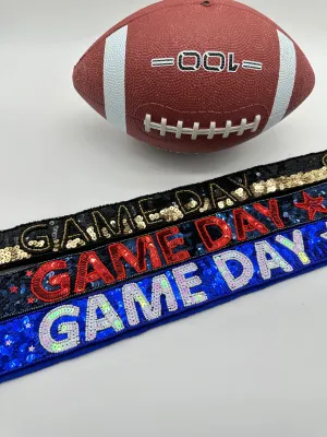 Game Day Stars Purse Strap Sequin