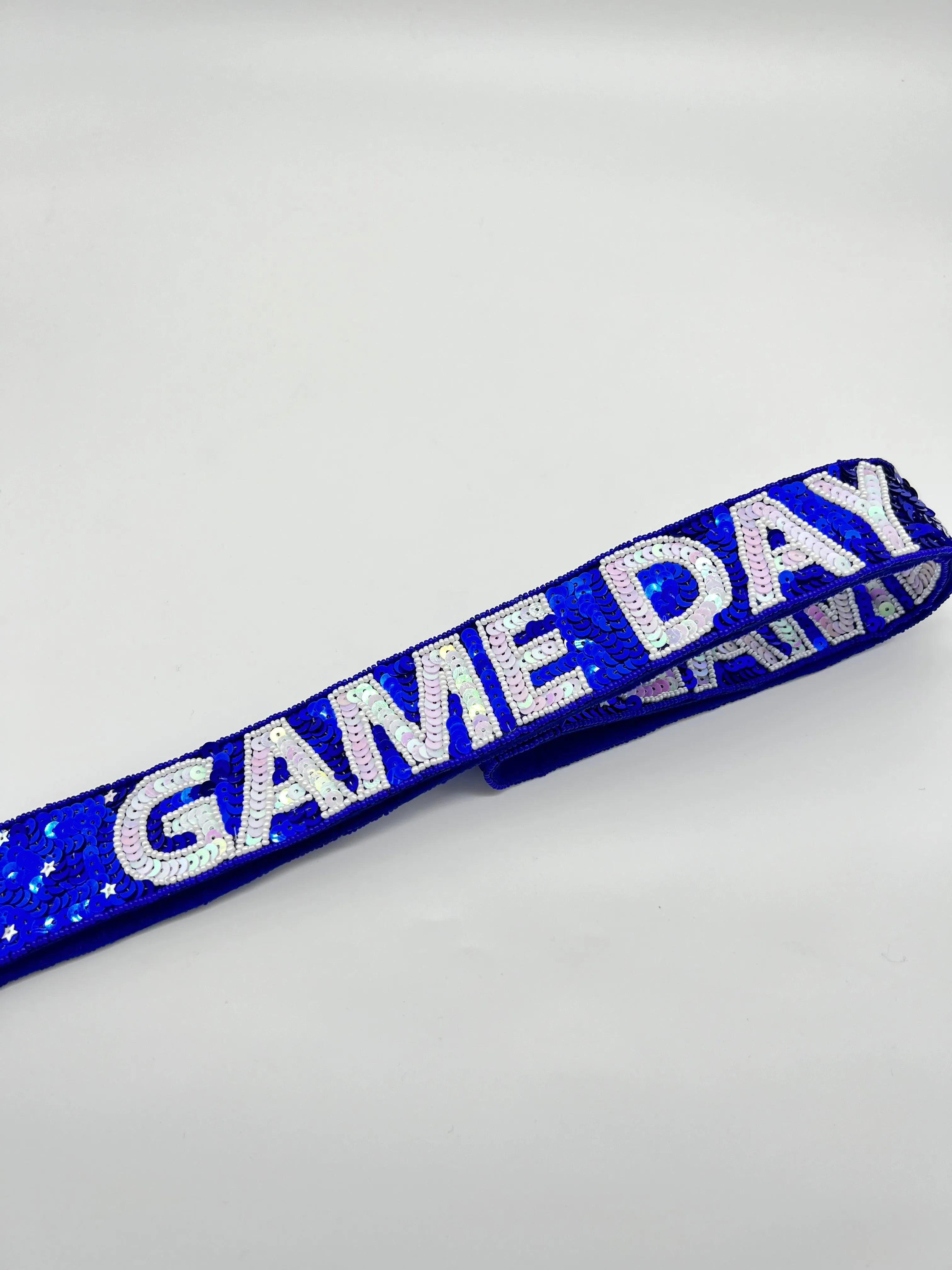 Game Day Stars Purse Strap Sequin
