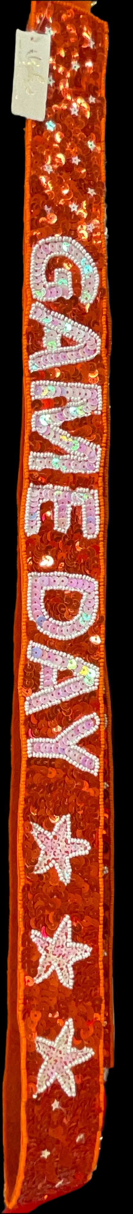 Game Day Stars Purse Strap Sequin