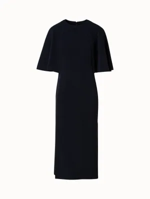 Jersey-Midikleid mit Kimono-Ärmeln
