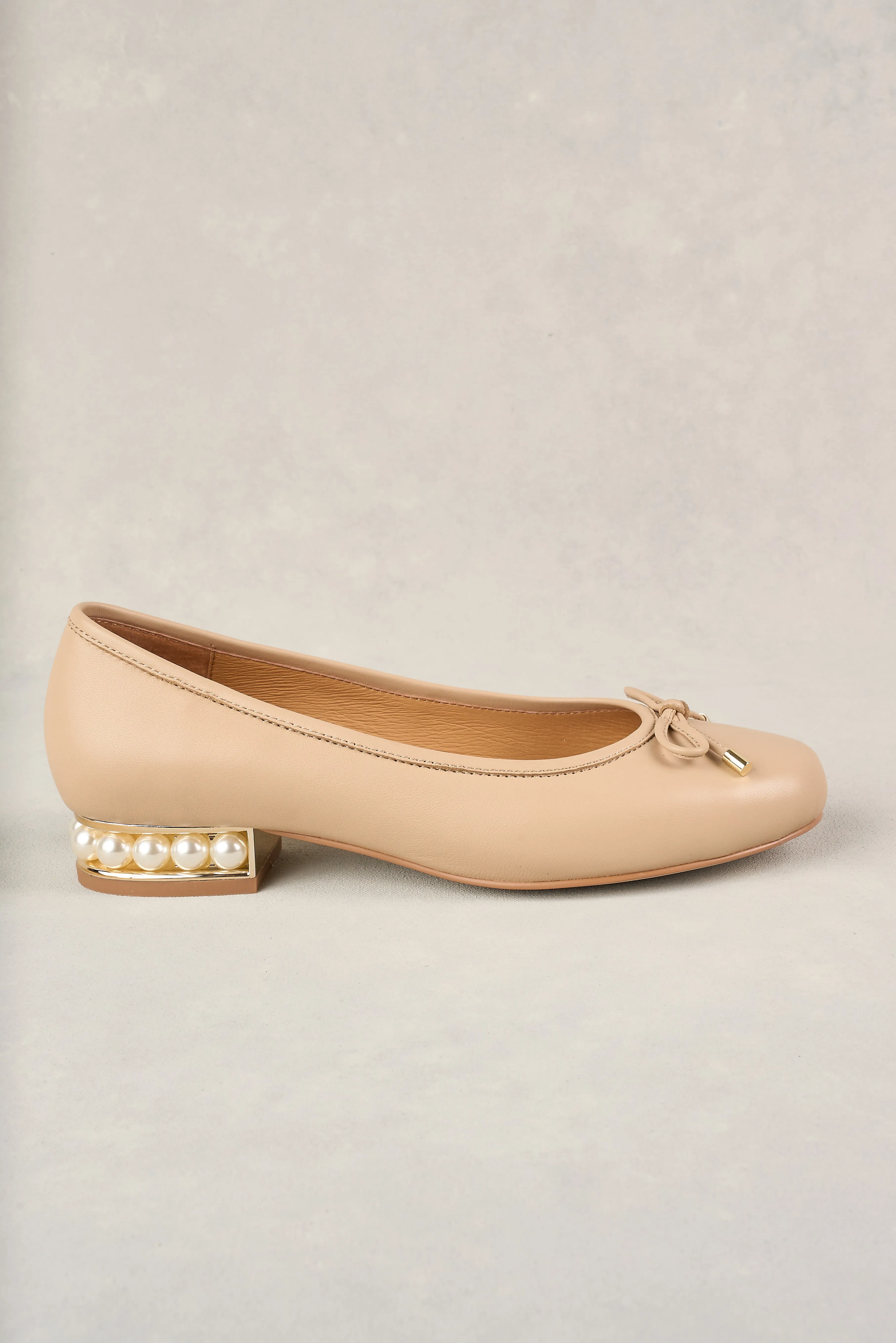 Jolie Pearl Ballet Flat - Nude