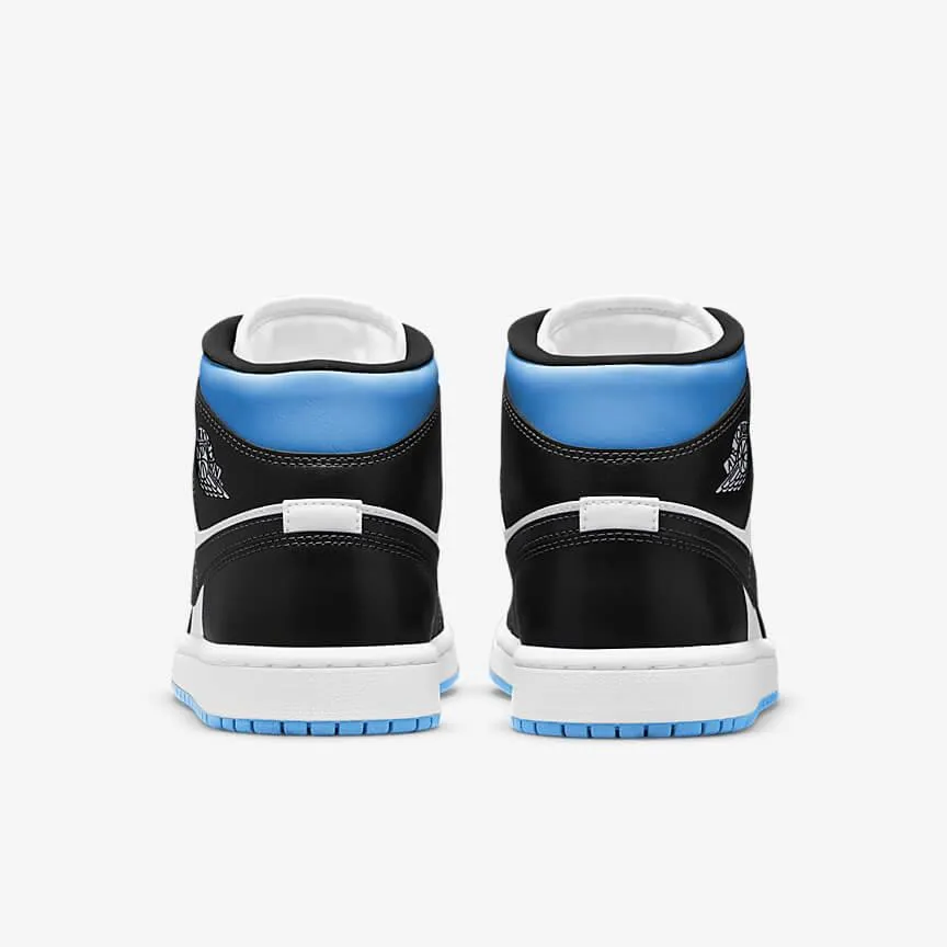 Jordan 1 Mid 'University Black White' (Women's)