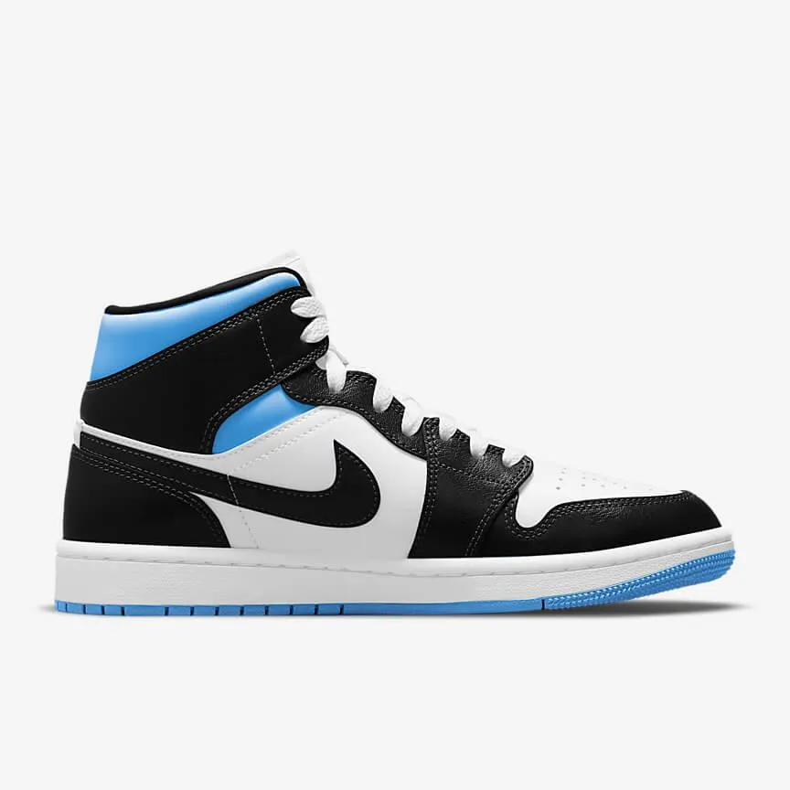 Jordan 1 Mid 'University Black White' (Women's)