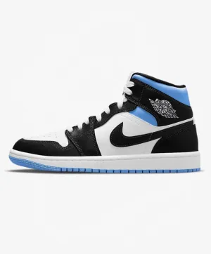 Jordan 1 Mid 'University Black White' (Women's)