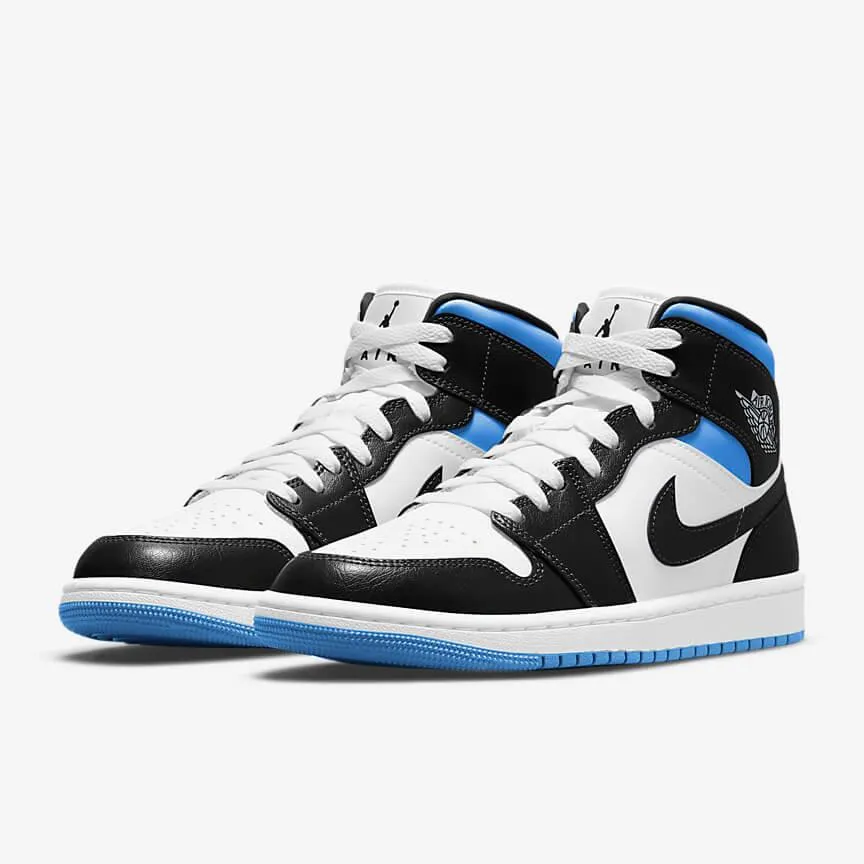 Jordan 1 Mid 'University Black White' (Women's)