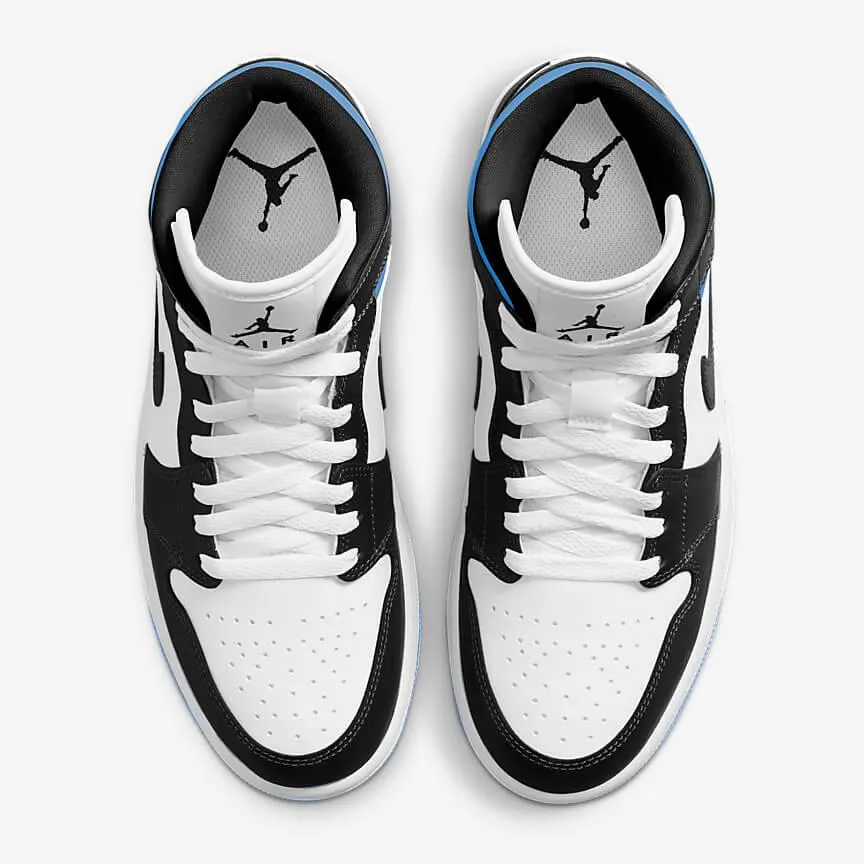 Jordan 1 Mid 'University Black White' (Women's)
