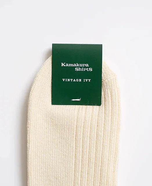 Kamakura Vintage Ivy Socks - Red