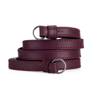 Leica Traditional carrying strap Nappa bordeaux