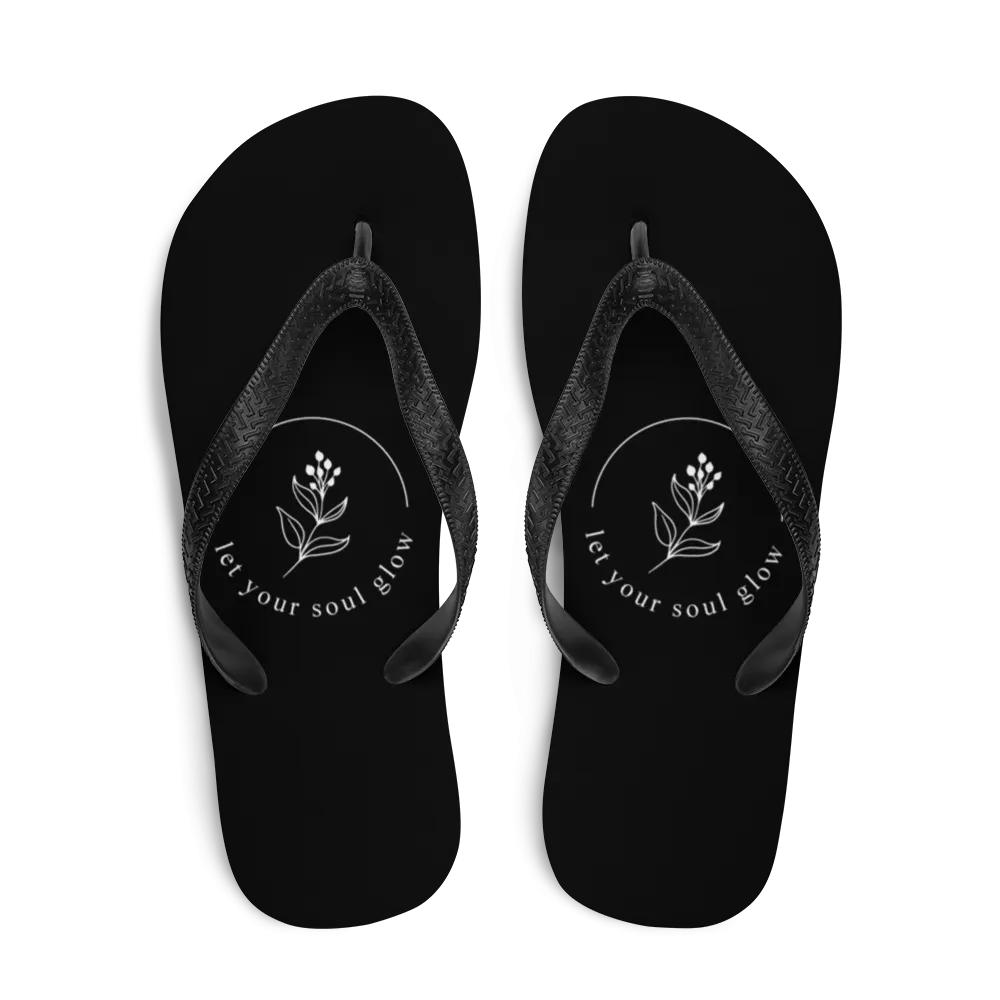 Let your soul glow Flip-Flops