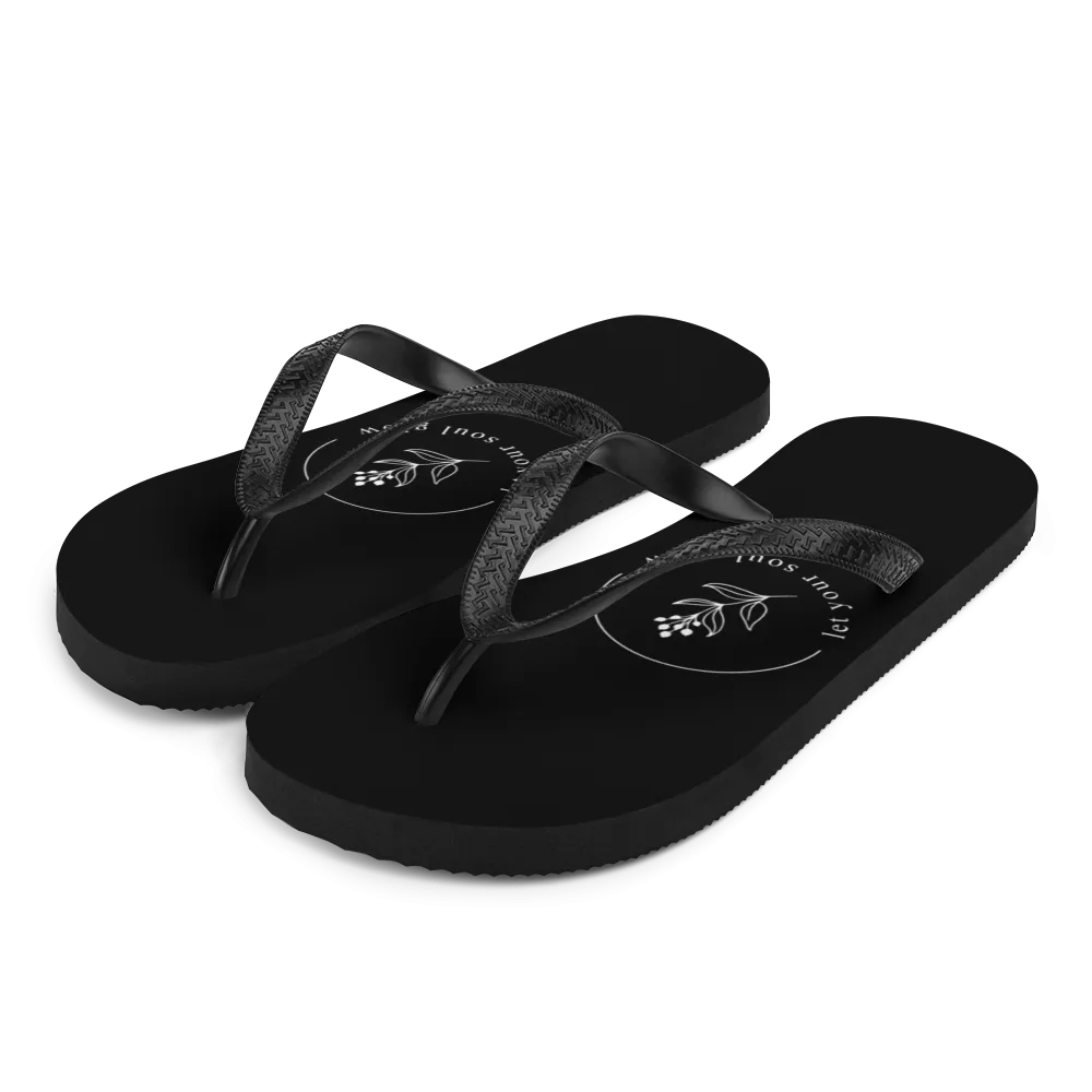 Let your soul glow Flip-Flops