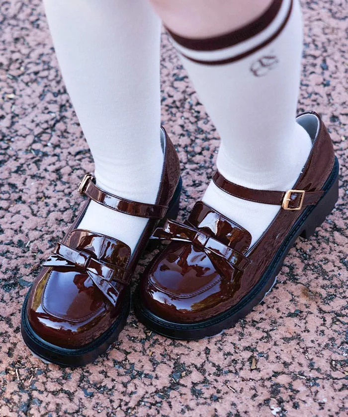 Loafers Pumps with Ribbon