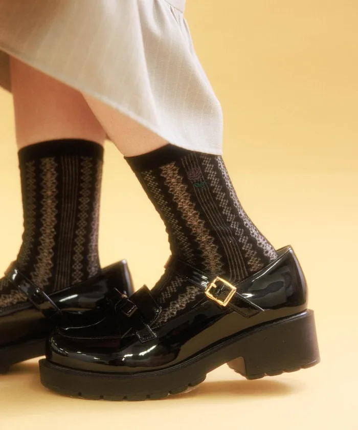 Loafers Pumps with Ribbon