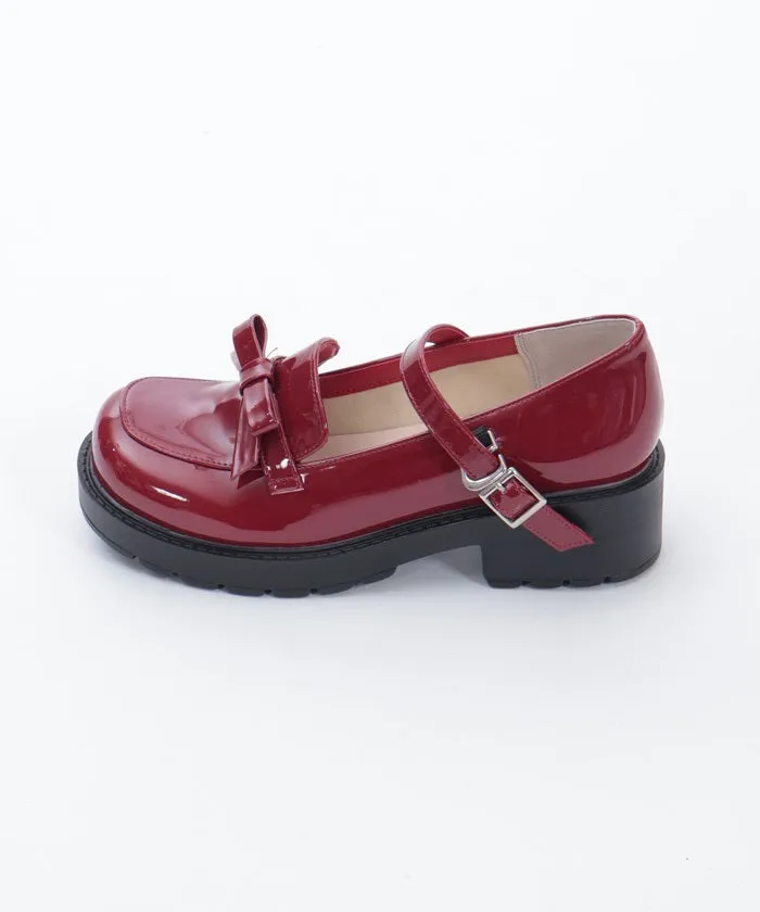 Loafers Pumps with Ribbon