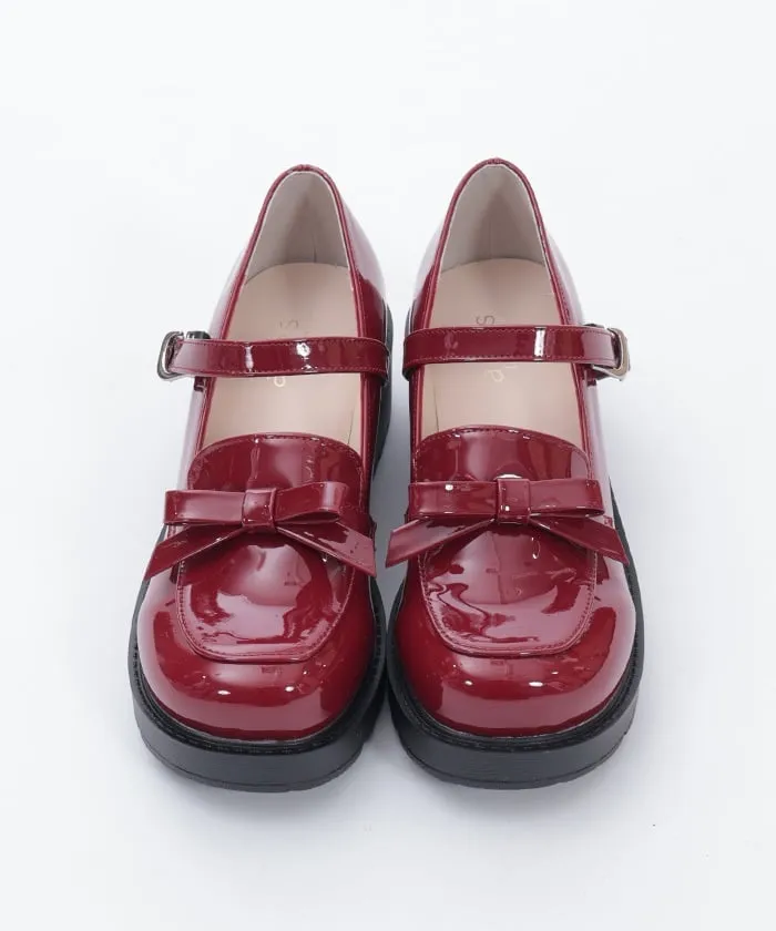 Loafers Pumps with Ribbon
