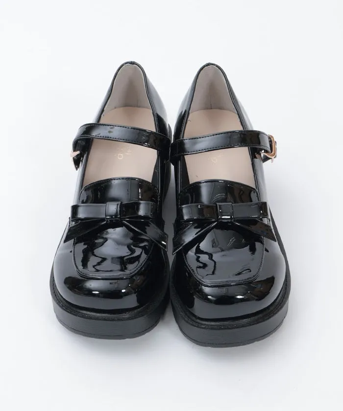 Loafers Pumps with Ribbon