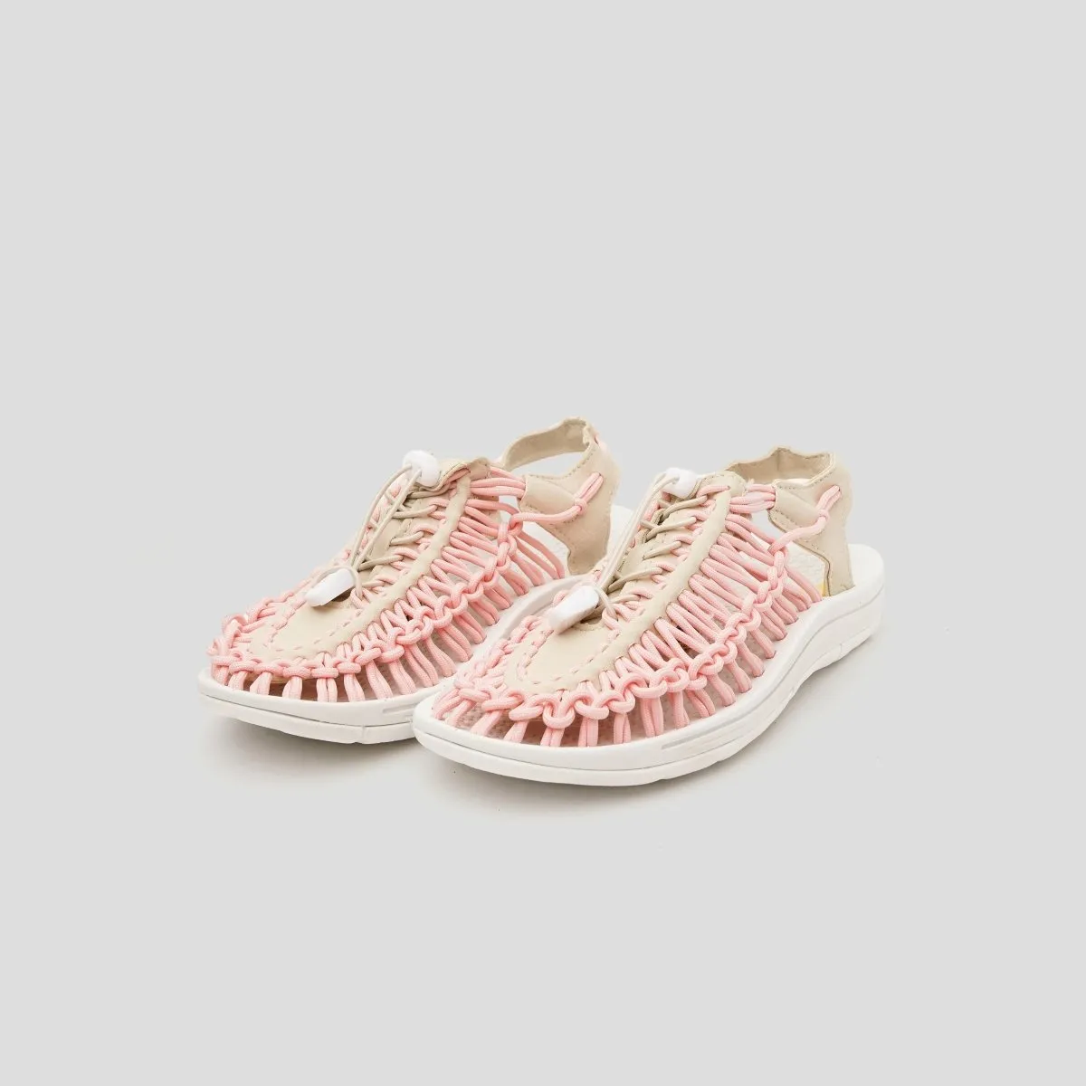 Loom Sandal Women White Pink