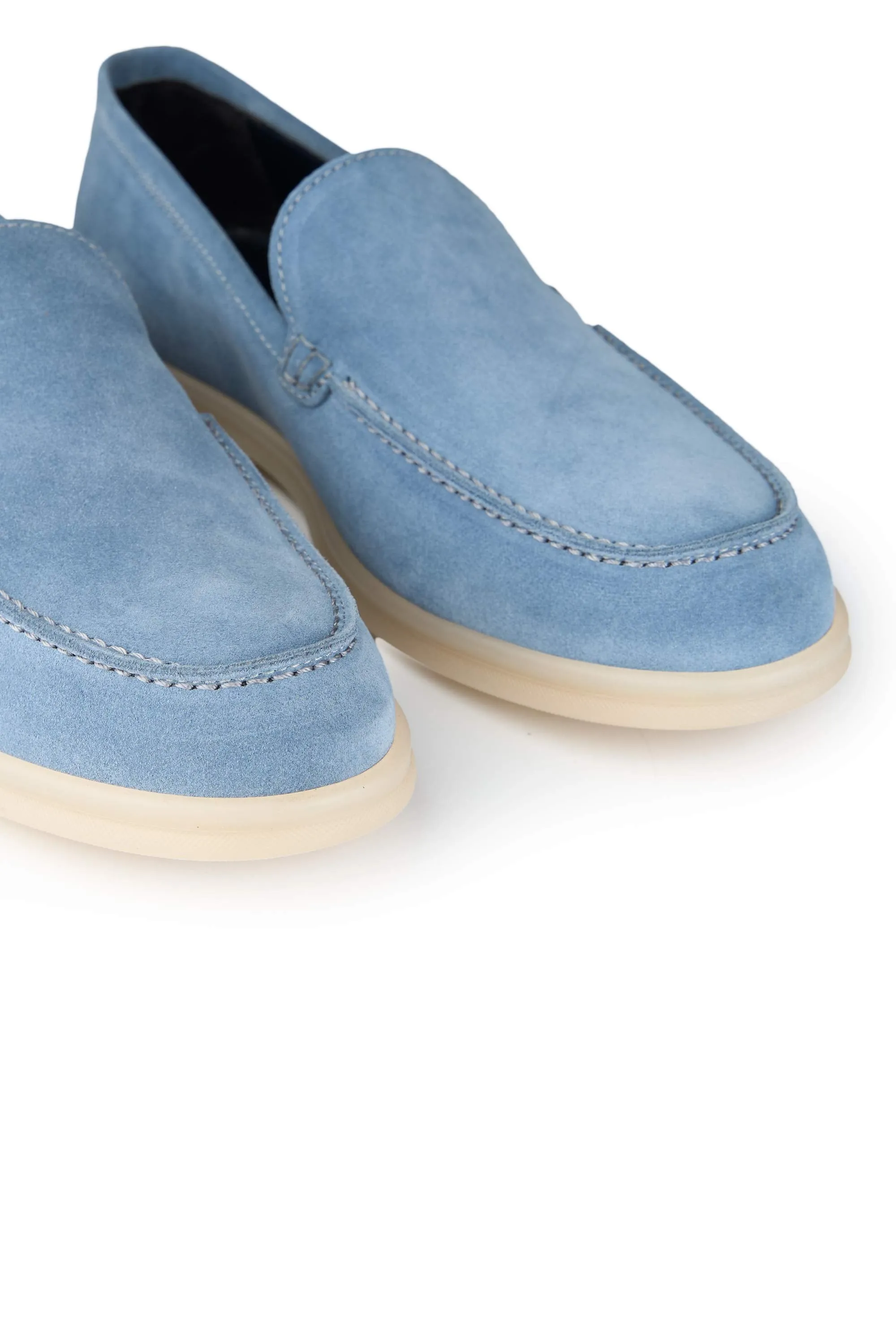 Low Suede Loafers