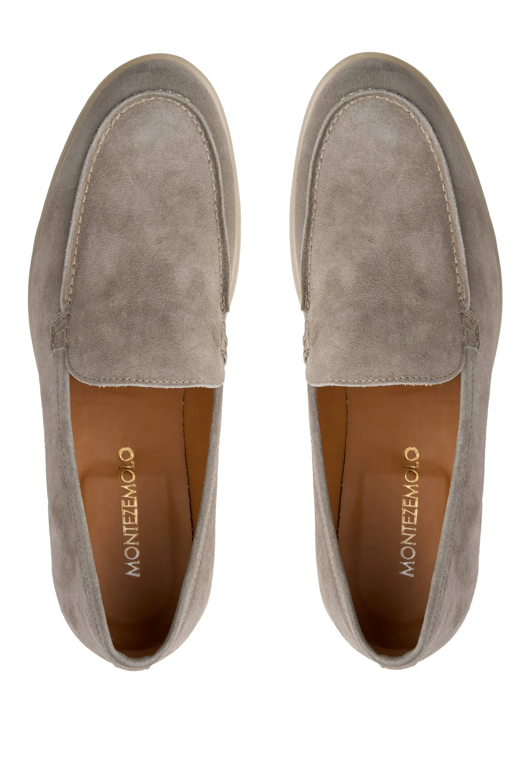 Low Suede Loafers