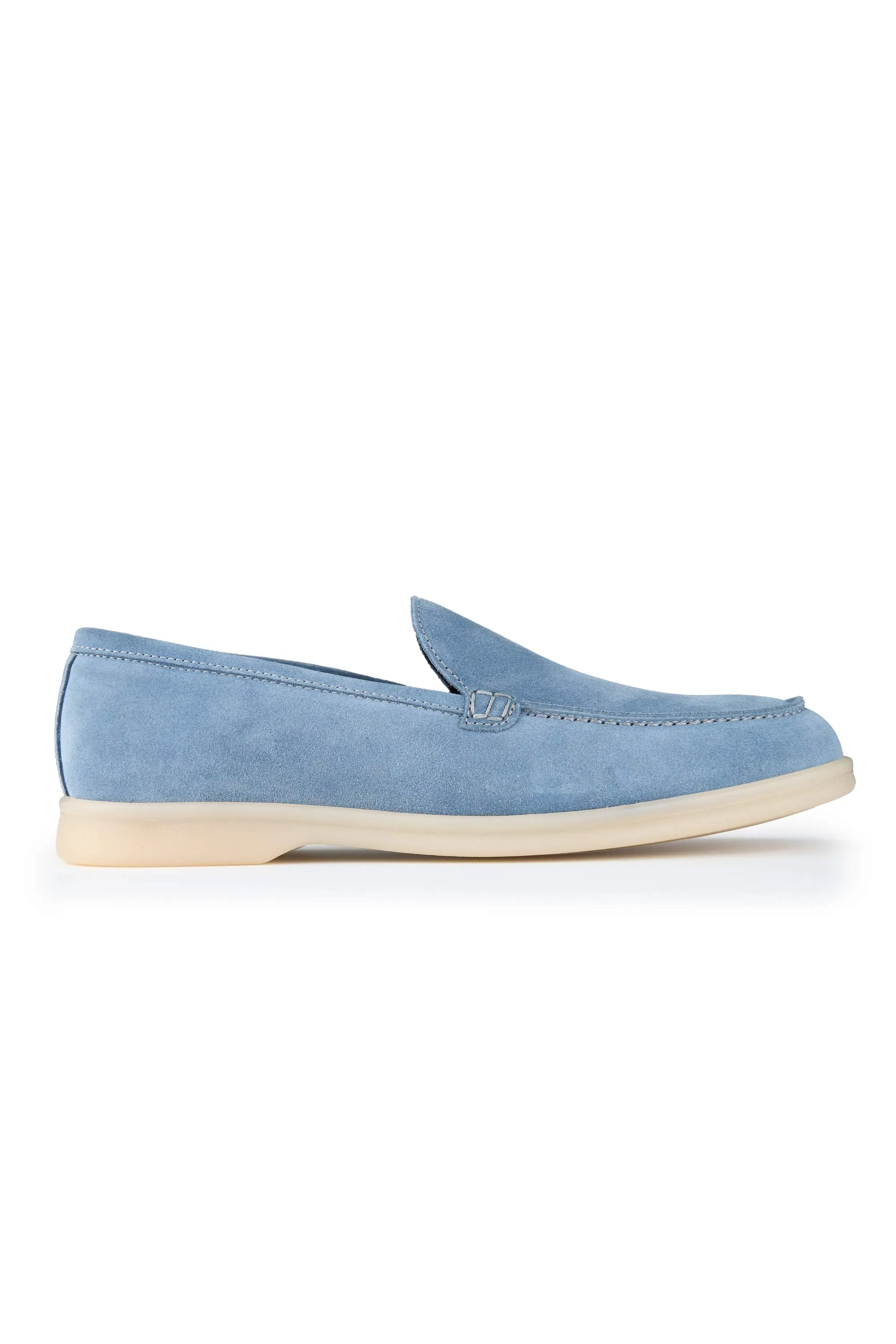 Low Suede Loafers